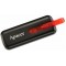 4 GB Apacer Handy Steno AH326, Black/Crystal Red, Capless Design, Retail USB Flash Drive