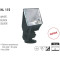 HL115 R7S 500W PROIECTOR HALOGEN NEGRU