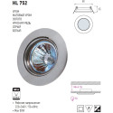 HL752 CORP HALOGEN D/L MAT CROM
