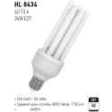 HL8434 4U 34W E27 6400K