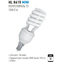 HL8615 MINI HL F SPRL 15W E14 2700K