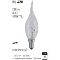 HL420 BEC INCAND. 40W E14