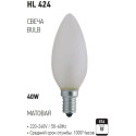 HL424 BEC INCAND. 40W E14