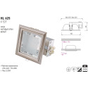 HL625 E27 CHROME 6 INCH DOWNLIGHT (Horoz Electric)