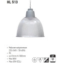 HL513 PLAFON SUSPENDAT 80W E27