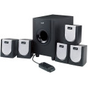 Speakers Genius SW-5.1 1800, Subwoofer 20W, Satellites 5x7W, Corded Remote Control