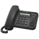 Panasonic KX-TS2356UAB, Black Phone, LCD, AOH, Caller ID