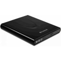 DVD-RW Drive Transcend, Slim External, DVDR+8x/-8x, RW+6x/-6x, DL+6x, RAM 5x, USB 2.0, black, Retail
