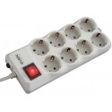 Surge Protector Sven Optima Pro, 8 Sockets, 3.1m, flame-retardant material