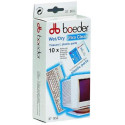 Boeder 37953 Wet/dry ultra clean tissues (Чистящие салфетки для пластик. поверхностей, 1-влажная, 1-сухая, 10шт )