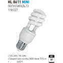 HL8611 MINI HLF SPRL 11W 220-240V E27 6400K (Horoz Electric)