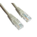 Cross Patch Cord Cat.5E, 2m, molded strain relief 50u" plugs