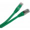 Patch Cord 2m, Green, PP12-2M/G, Cat.5E, molded strain relief 50u" plugs