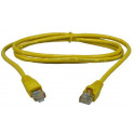 Patch Cord     2m, Yellow, PP12-2M/Y, Cat.5E, molded strain relief 50u" plugs