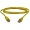 Patch Cord 2m, Yellow, PP12-2M/Y, Cat.5E, molded strain relief 50u" plugs