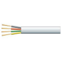 4 core telephone flat cable,TEL4B, 28AWG 2.2X4.5MM 100M/ROLL black