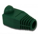 Boot cap for RJ-45 UTP cat.5 modular plug, 100 pcs/bag Green