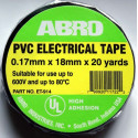 ABRO (ET 914) Изолента 18мм х 20м ( черная),выдерживает до 600V и 80° С ()