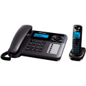 Радиотелефон DECT Panasonic KX-TG6461UAT, Titan, 2in1, AOH, Caller ID, Sp-phone, TAM 20 min