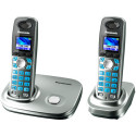 Радиотелефон DECT Panasonic KX-TG8012UAT, Titanium, TG8011 + optional handset