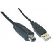 Cable USB2.0 CCF-USB2-AMBM-6, Premium quality, 1.8 m, USB 2.0 A-plug B-plug, with Ferrite core, Black