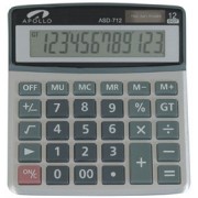 Калькулятор ASD-712 12-позиционный экран, двойное питание, двойная память