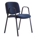 Стул ISO W Black C, ткань Cagliari