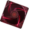 XILENCE XPF120.TR Fan, Red LED, 120x120x25mm, 1400rpm, <21dBa, 68CFM, hydro bearing, Big 4Pin and 3Pin Molex, Black/Red