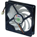 Titan TFD-12025H12ZP/KU(RB) /KUKRI Fan, 120x120x25mm, 800~2200rpm, <15-35dBa, 24-67CFM, Z-bearing, PWM, 4pin, Nine massive kukri-shaped blades, Absorption nails