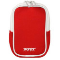 PORT Digital Line / KYOTO RED / 2.5" Bag - neoprene sleeve soft touch - new black puller - back pocket accessories