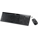 Genius SlimStar i815 Ultra Slim Wireless 2.4GHz Desktop, Keyboard + Mouse, USB, Black