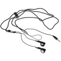 Earphones Pioneer SE-CN25DN-Z1, Black, Open-air dynamic stereo headphones, 18 - 22,000 Hz, 16ohm, 106dB, Cable 0.7m, Adjustable neckstrap, Earphone tips in 2 sizes