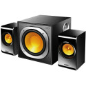 Edifier P3060  Black, 2.1/ 14W+ 2x8W RMS, with USB input for MP3 audio filles, all wooden, (sub.6,5" + satl.3")