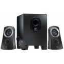 Logitech Z-313, 2.1 ( RMS 25W, 15W subwoofer, 2x5W satel.), Headphone jack, Wired remote control, Black