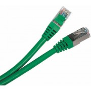 Patch cord cat. 5E PP12-3M/G Green, 3 m, molded strain relief 50u" plugs