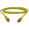 Patch Cord 5m, Yellow, PP12-5M/Y, Cat.5E, molded strain relief 50u" plugs