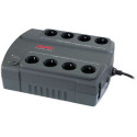 APC Back-UPS ES 400VA 230V Russian, 4 x Battery Back-up + 4 x Surge Protected (310 Joules)., RJ-45 Modem/Fax/DSL/10-100 Base-T protection. 5.4 kg.
