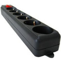 Surge Protector Power Cube, 6 Sockets, 3 m, Black