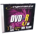 DVD+R ESPERANZA 4,7GB x16 - LightScribe v.1.2 - Slim 1 pcs. (ES 1238)