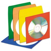 Envelopes for CD Paper - COLOUR - with Window - Set 100 pcs. (ES 5053)