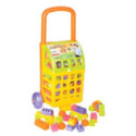 Тележка SHOPPING с конструктором 112 шт.