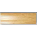 Плинтус напольный пластиковый с резинкой  PVC6*2.5*18KD03