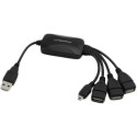 Esperanza USB Hub EA114,  mini-size, 4 ports, USB 2.0