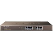 16-port 10/100/1000Mbps Switch TP-LINK "TL-SG1016", 1U 19" Rack Mount, Metal Case