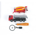 Breloc camion MB Actros cu inel de cheie si surubelnita