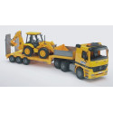 Camion MB Actros cu tractor JCB 4CX