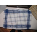 Полотенце куханное 50*80см клетка синия хлопок 10шт