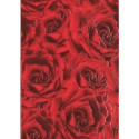 Декор ПРЕСТИЖ РОЗА красный 25*35/1шт.