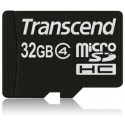 32 GB Transcend microSDHC Class4 with SD adapter