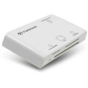 Card Reader All-in-1 Transcend "TS-RDP8W"  White USB2.0